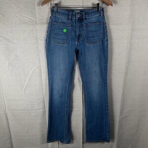 Articles of Society Womens Flare Jeans Blue Medium Wash Denim Size 26 High Rise